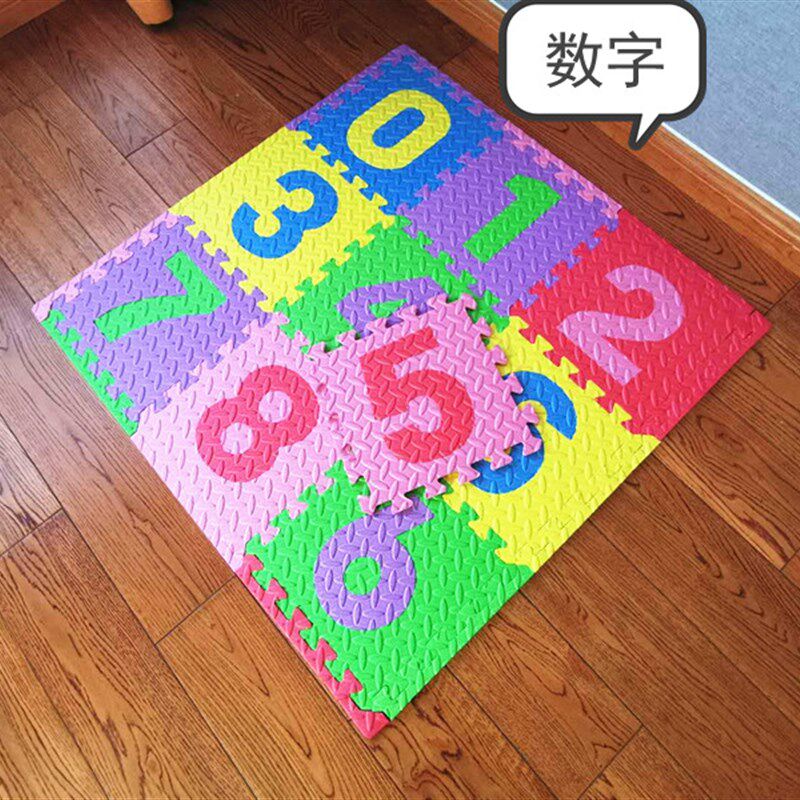 泡沫地垫数字字母拼图地垫儿童识字启蒙拼接地垫加厚