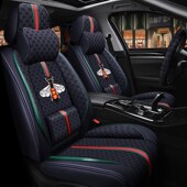 汽车坐垫夏季 通用车内夏天亚麻冰丝座垫车座 凉垫单片网红四季