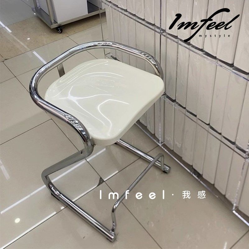 中古风奶油吧椅马卡龙简易小户型家用加厚咖啡厅摄影高脚椅子,住宅家具,家用高脚椅,淘宝优惠券,粉丝福利购,淘宝优惠卷