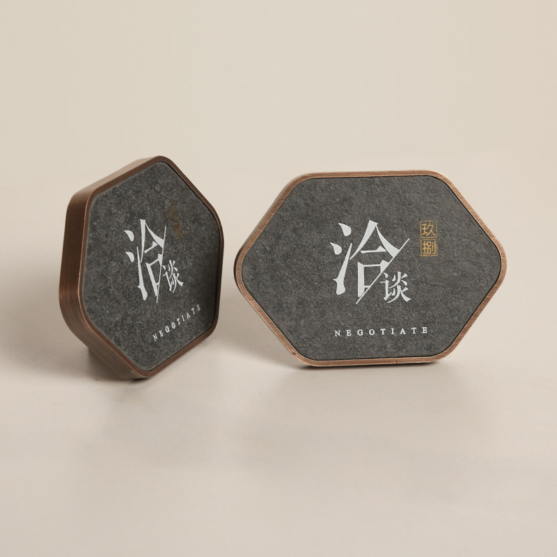 金属高洽谈桌牌会议室谈判立牌台牌酒店客房请勿吸烟提示牌定