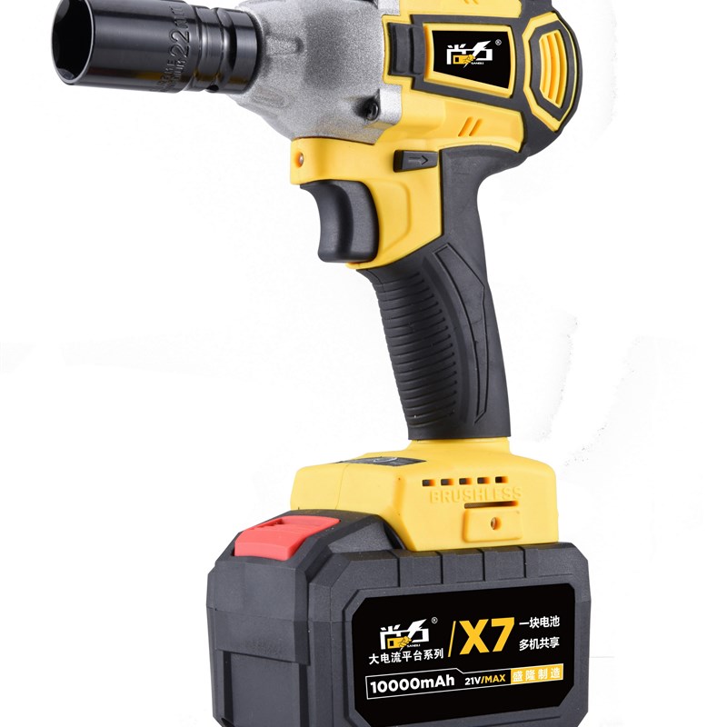 盛隆尚力绿巨人冲击充电扳手8908锂电池木工架子工风炮无刷电动扳