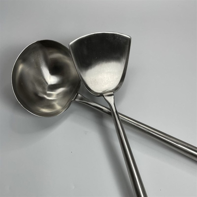 港式锅铲勺子商用老式304不锈钢炒铲大勺酒店厨师专用炒菜锅勺铲