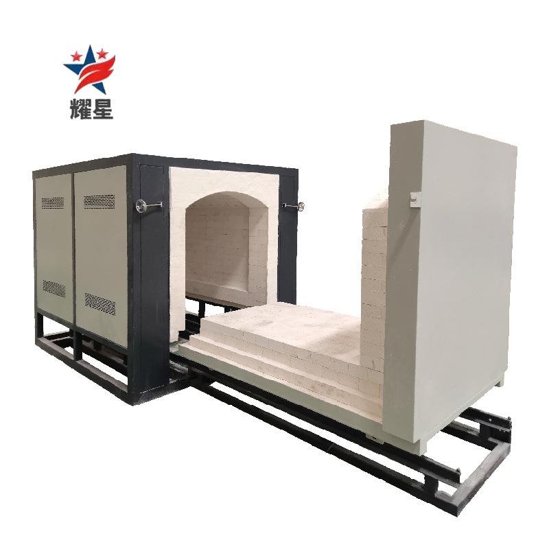 高温台车炉梭式炉回火台车式电阻炉台式热处理炉全自动控制电加热