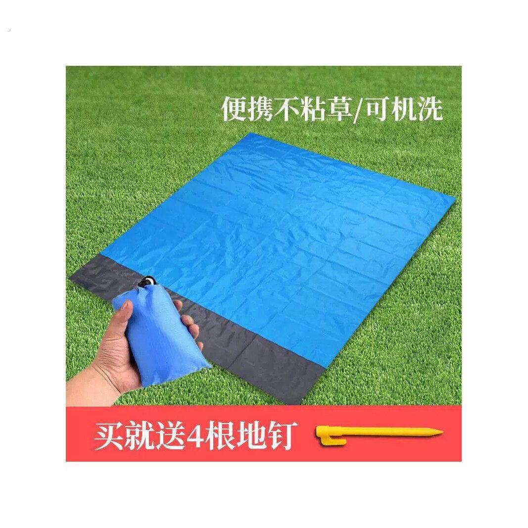 野餐垫超薄口袋防潮垫沙滩垫防水防沙超轻折叠便携地垫毯席子海边