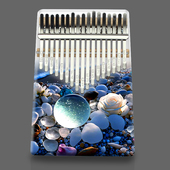 彩色卡林巴儿童生拇指琴简单易初者便携式 网红小乐器手指琴