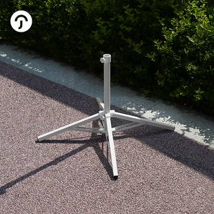 户外遮阳伞摆摊大伞底座四脚固定铁架座墩遮阳伞折叠十字伞架支架