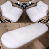 冬季 汽车羊毛绒坐垫长毛座垫女毛垫加厚冬天车坐垫滑车垫子