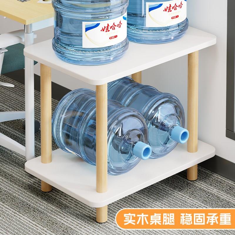 打印机置物架电脑主机托架办公室双层放置柜落地机箱一体式收纳架