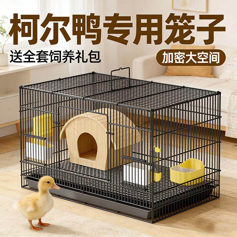 柯尔鸭小别墅装小鸡鸭子专用的笼子大号加密宠物芦丁鸡鹌鹑饲养箱