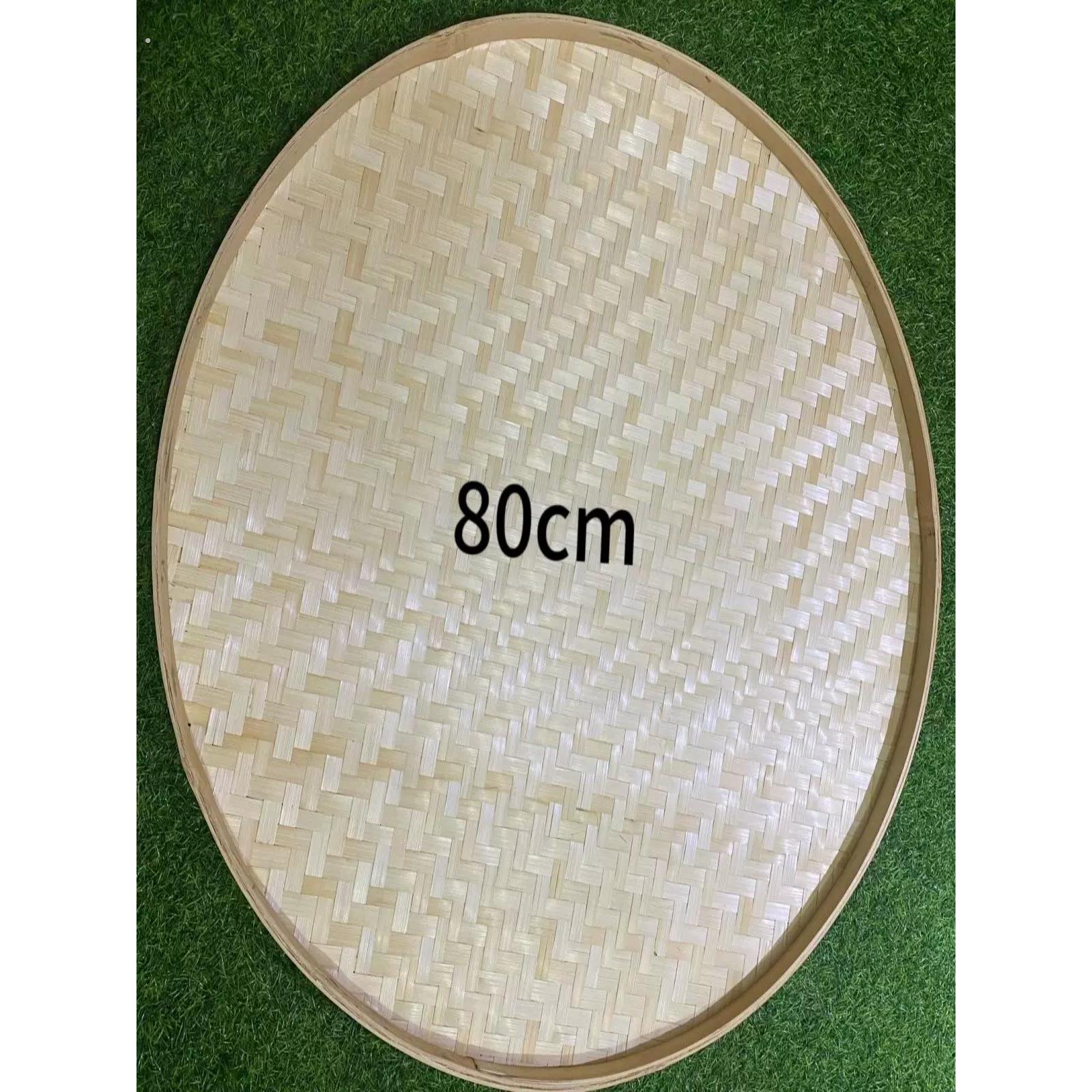 编织簸箕竹匾大量可优惠无孔晾晒神器晒茶叶圆形价格优惠竹编