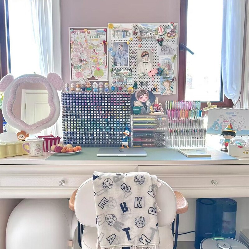 亚克力笔架孔装钢笔插文具店进口流水台文创单只装多功能收纳展示