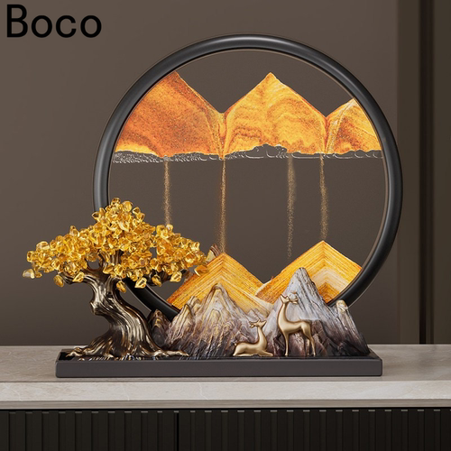 BOCO新中式招财流沙摆件送礼