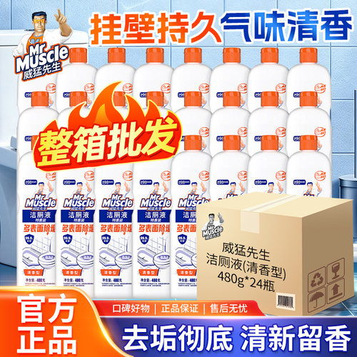 威猛先生洁厕液整箱批发包邮