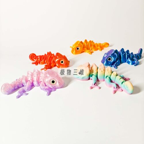 【抖音爆款】3D打印变色龙