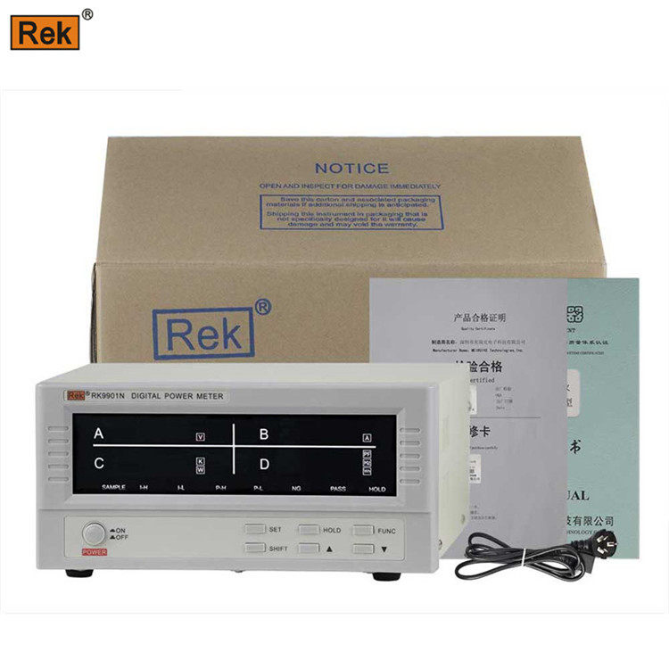 美瑞克RK9901N数字功率计带报警电参数测试仪可测频率、功(能量)