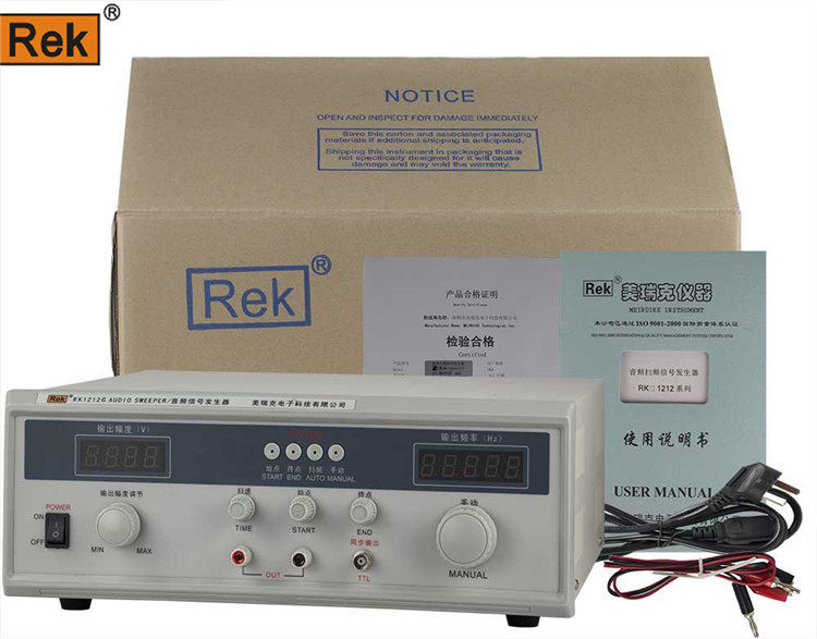 正品美瑞克RK1212GN音频扫频仪100W音频信号发生器RK-1212GN