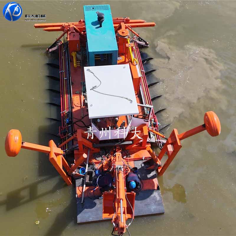 广水东惠GEZ州水水王水挖清淤船路两用挖泥船挖船陆两栖螺旋挖掘