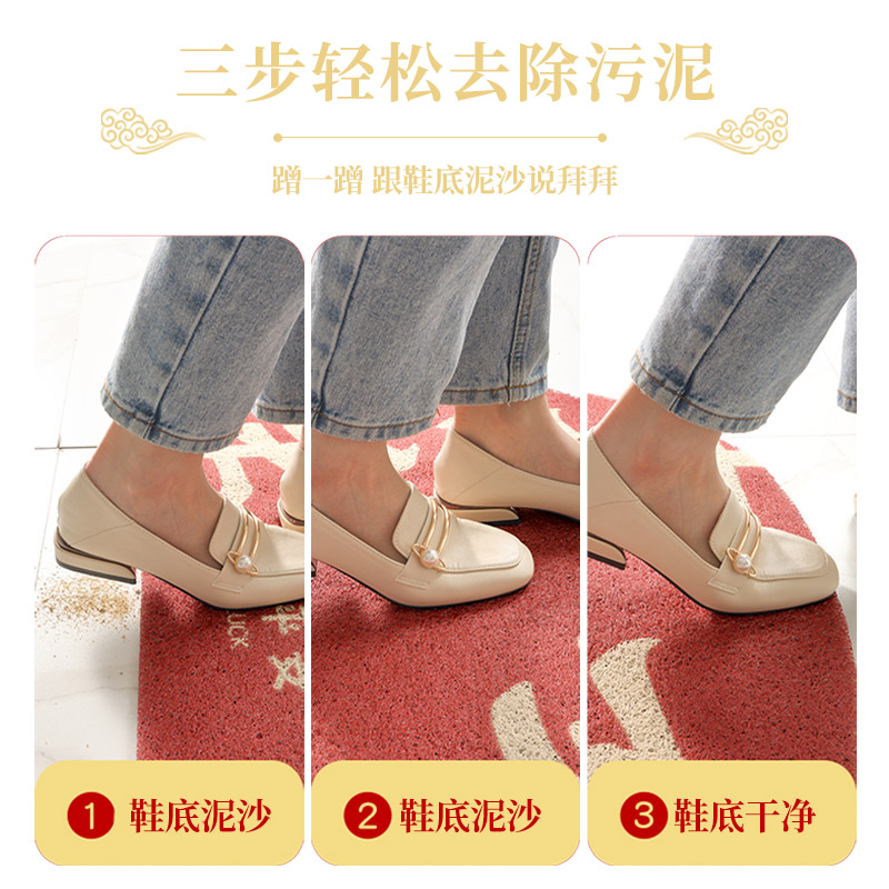 入户门地垫刮沙蹭土垫家用进门免洗脚垫乔迁之喜进门垫可裁剪地毯