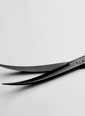 炭黑水草镊子剪子碳化不锈钢黑色鱼缸修剪工具波浪剪直剪弯刮藻刀