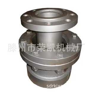 加热炉旋转接头球型旋转接头 DN钢厂管道通水法兰回转接头直通式