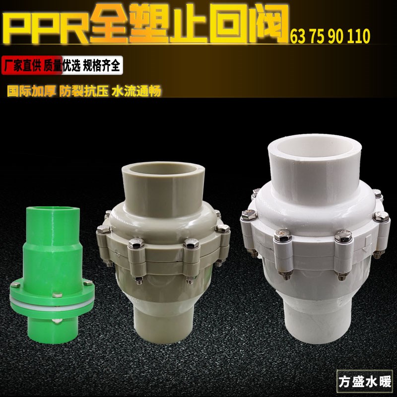 PPR全塑止回阀63 75 90 110