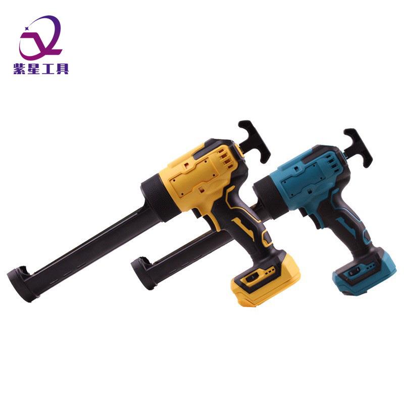 跨境爆款锂电玻璃胶枪全自动LED灯软胶美缝胶枪带数显屏幕适配MT