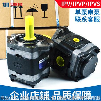 福伊特齿轮泵双联内啮合液压油泵IPV/VP3/4/5/6/7-64/80VOITH油泵