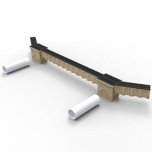 公交站L口球墨护边排水沟球墨铸铁盖板集水井排水渠路桥排水槽