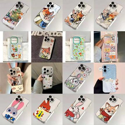 班港新款趣味卡通可爱苹果17/16promax手机壳iPhone15/14/13创意12pro透明11防摔14plus硅胶17air软套