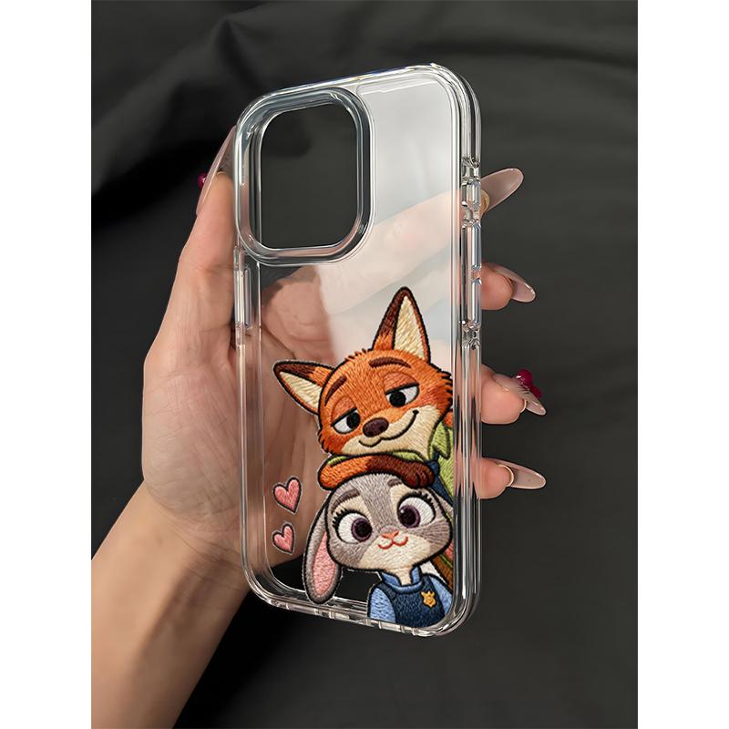 小爱心朱迪尼克适用于17苹果/华为/小米/vivo/oppo手机壳iPhone17AIR/16Plus/15Promax/14Pro高透透明Mate70