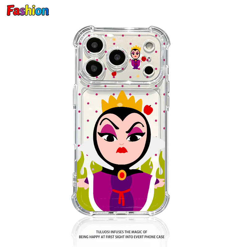 波点恶毒皇后适用于17iPhone17promax/16plus/15pro手机壳苹果13气囊防摔17AIR新款12PROMAX11保护套14PROMAX