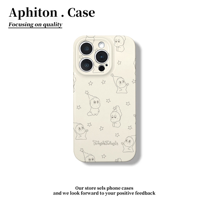 满屏灰线星星人适用于17苹果/华为/vivo/小米/oppo手机壳iPhone17pro/16菲林硬壳ip15Plus保护套Mate70小米15