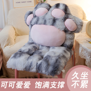 坐垫椅垫屁垫办公室久坐护腰靠背一体座垫学生宿舍椅子加厚冬季