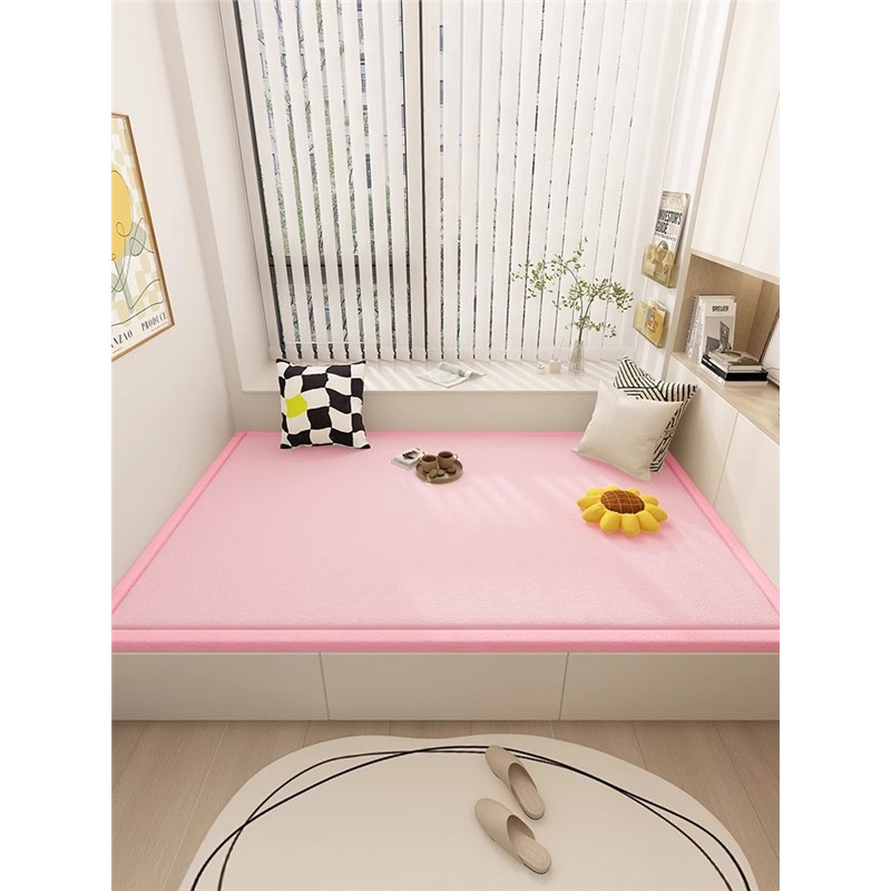 粉色海绵隔凉保暖加厚睡垫防潮家用农村榻榻米专用垫子打地铺软垫