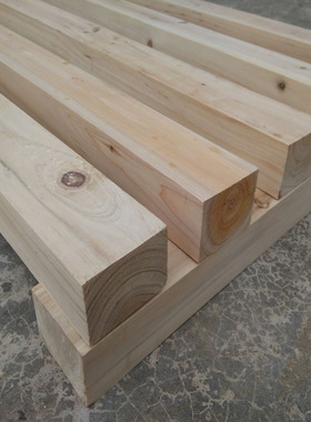 4*6*198CM实木床子松木杉木床梁床体承重木方横条床托床板横杆