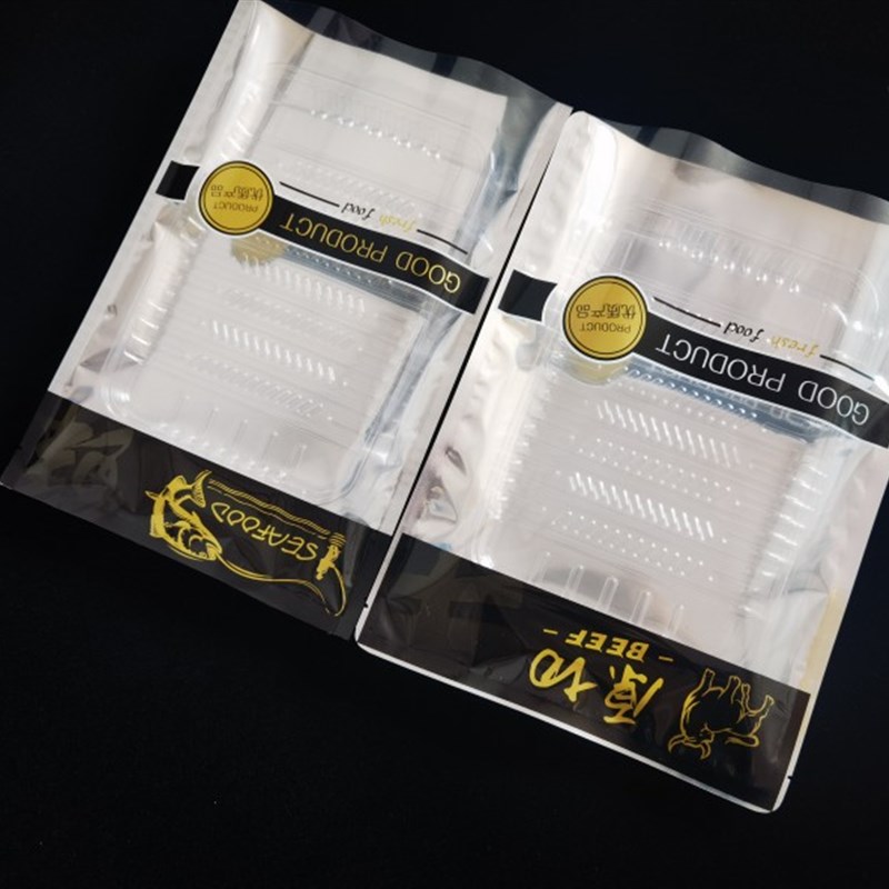 原切牛肉牛排海鲜阴阳铝箔通用真空包装袋澳洲牛肉排肉卷镀铝袋
