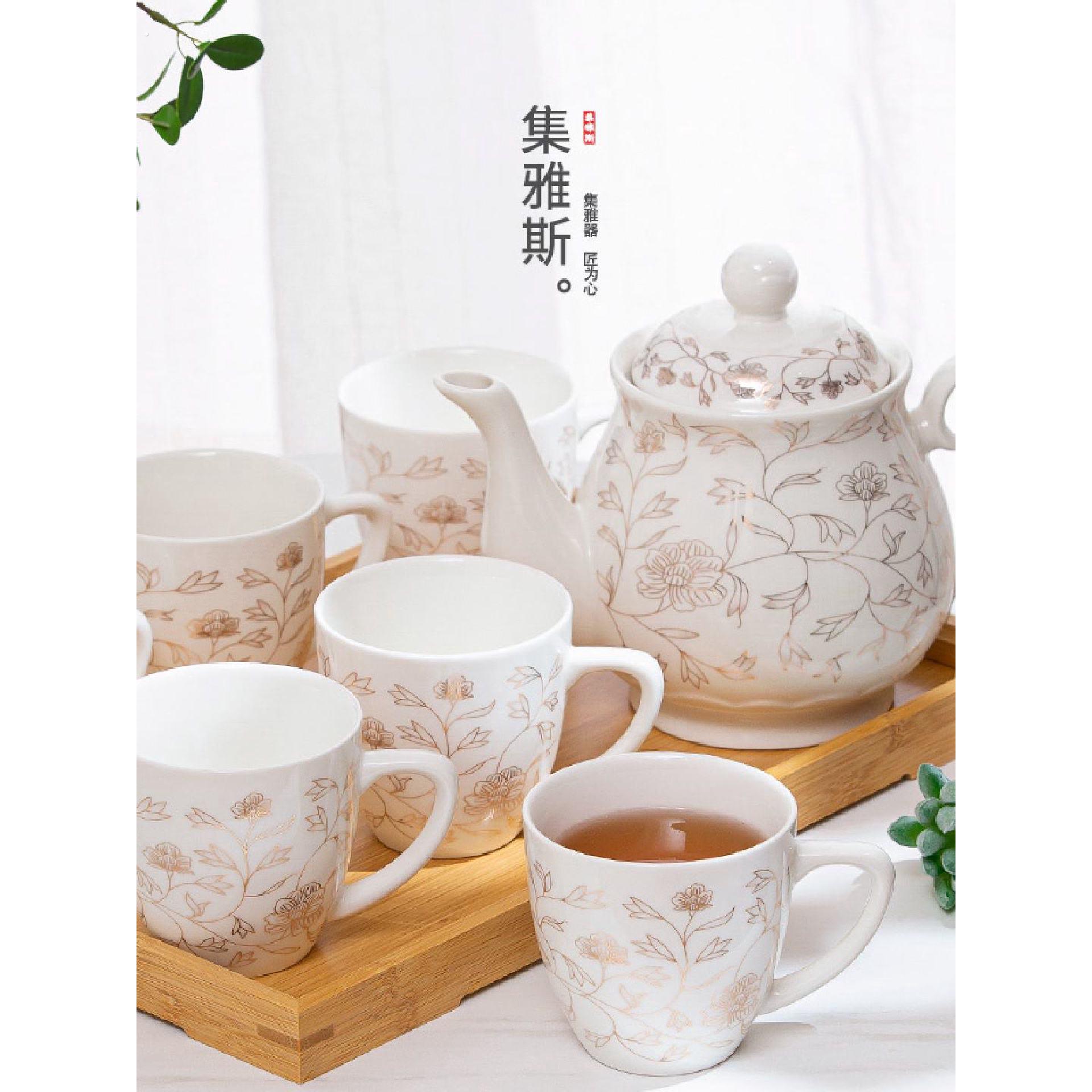 潮州手工陶瓷茶具组中式简约家用整套茶具