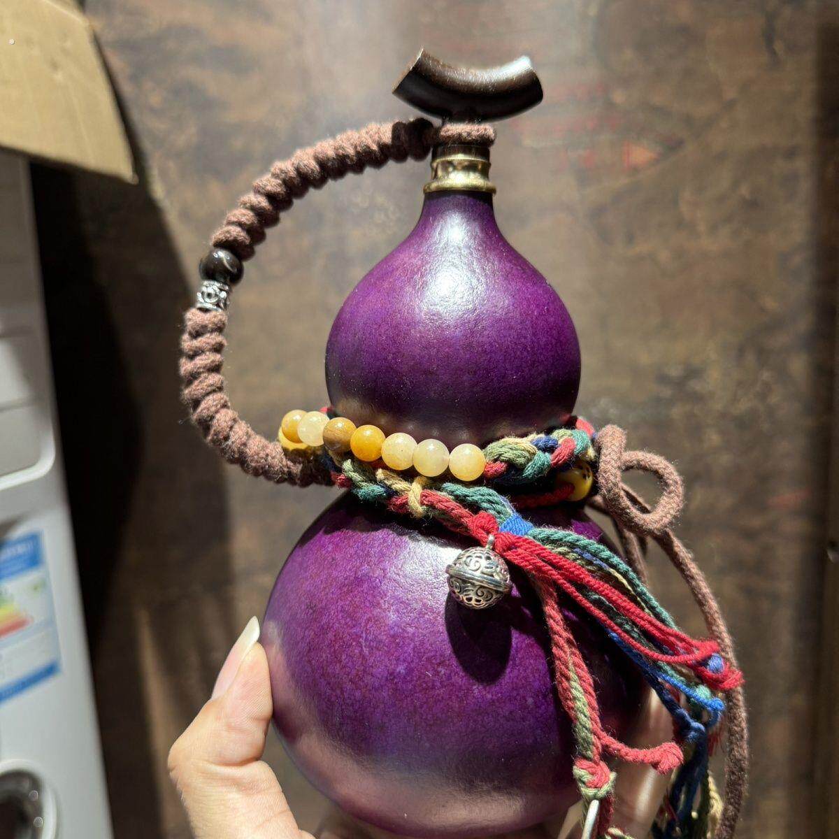 可以装酒的葫芦随机发货葫芦装酒开口酒水天然仿古摆件济公随身水