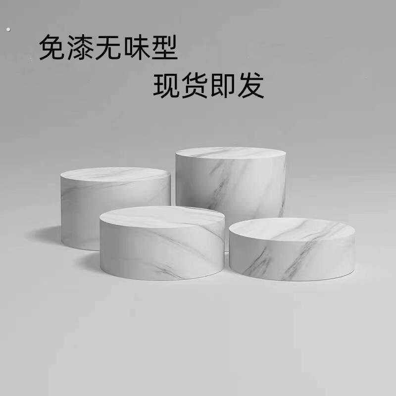 圆形增高台婚纱店试衣台网红直播站台服装店模特展台摆件空调底座