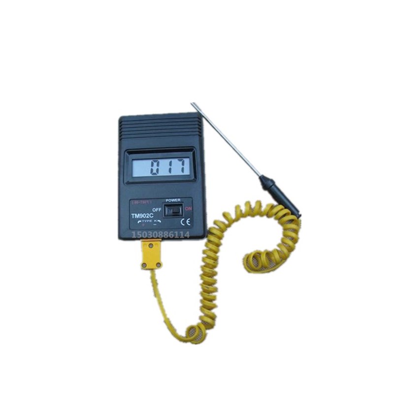 便携式数字温度计TM-902c 混B凝土测温仪  插入式砂浆沥青测温仪