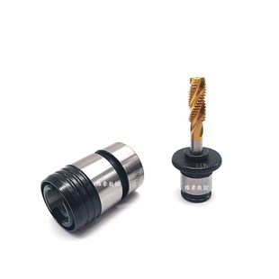 B16 J4012 J4016快换攻s丝夹头丝锥夹套攻丝机台钻丝攻夹头套装