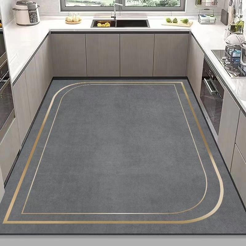 硅藻泥厨房专用地垫吸水吸油脚垫家用耐脏可裁剪T大面积满铺可定,居家布艺,厨房地垫,淘宝优惠券,粉丝福利购,淘宝优惠卷