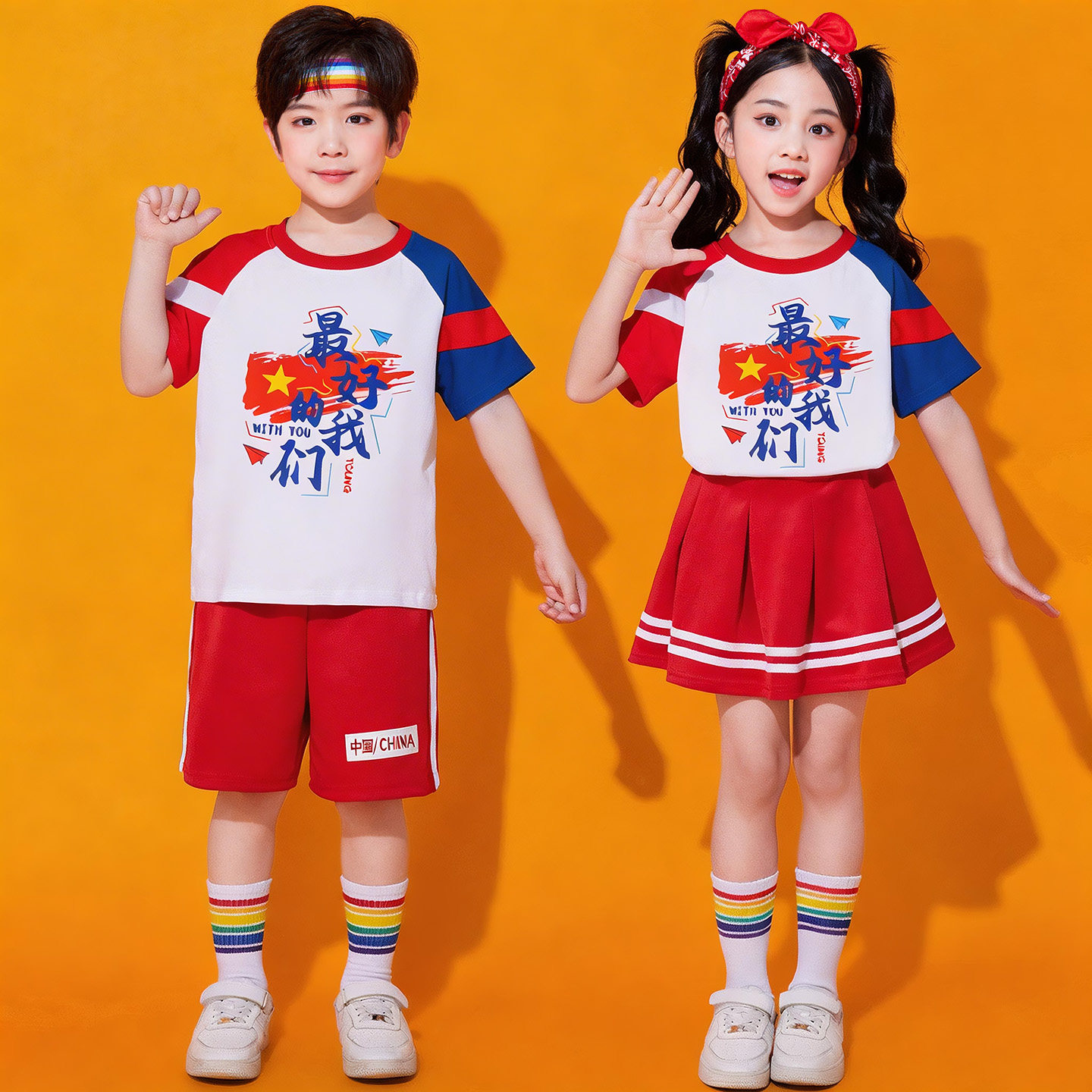 六一儿童演出服小学生运动会服装