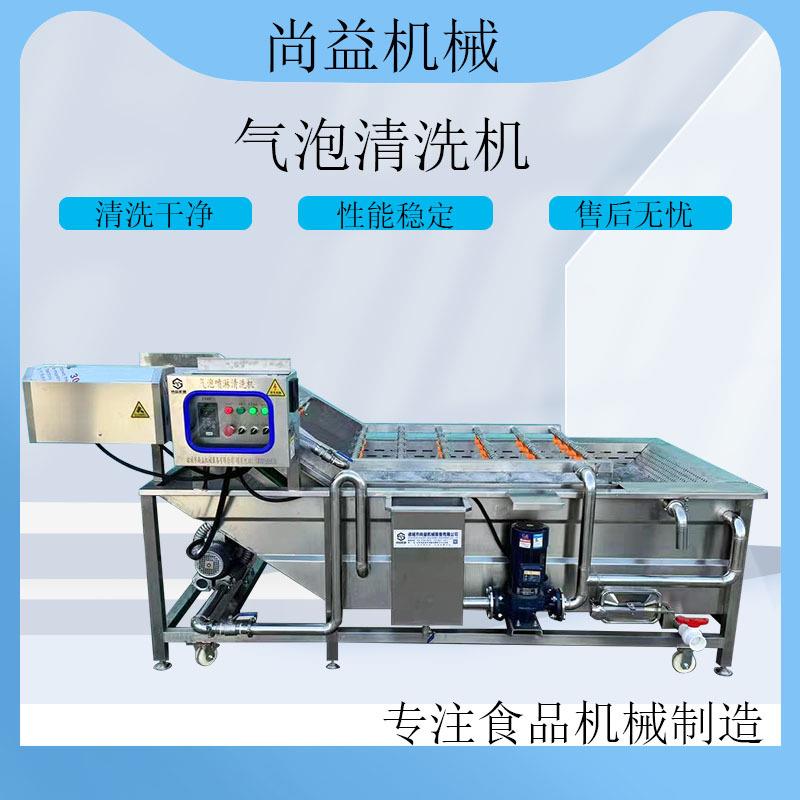 苹果气泡清洗设备清洗无花果的机器蜜柚气浪洗货机汽泡清洗机