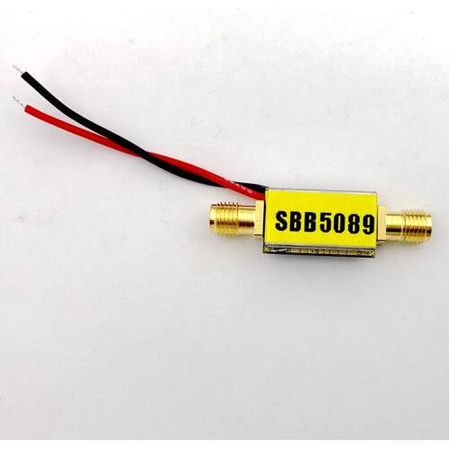 50MHz-6GHz射频放大器 小讯号放大 宽带放大器 SBB5089 带屏蔽盒