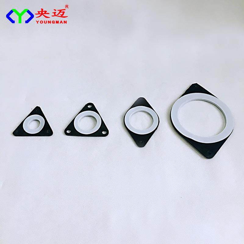 聚四氟乙烯垫片厂家塑料法兰密封垫耐高温膨体铁氟龙四氟垫片