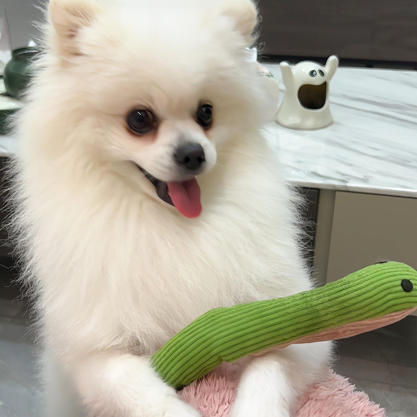 狗狗玩具甩头小蛇磨牙解闷发声自嗨神器逗猫小蛇玩具中小型犬玩具图片