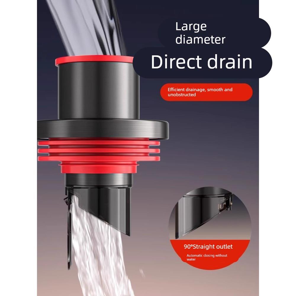 德国下水管防返臭神器管道密封塞圈厨房洗衣机排水管防反水止逆阀