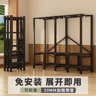 折叠衣柜家用n卧室简易布衣柜结实耐用出租房用衣橱收纳柜 免安装