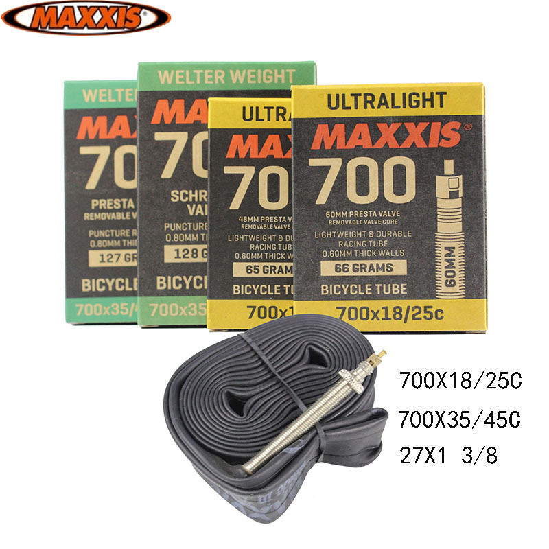 MAXXI玛吉斯700*18/23/25/35/45公路车旅行车美法嘴48 60 80L内胎